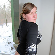Cute teen girl getting a judicious spankig on her big wobbly botheration